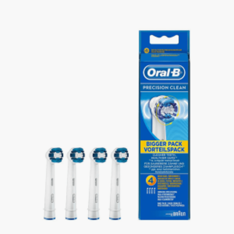 Brossettes Oral-B Precision Clean pour brosse à dents électrique (x4)