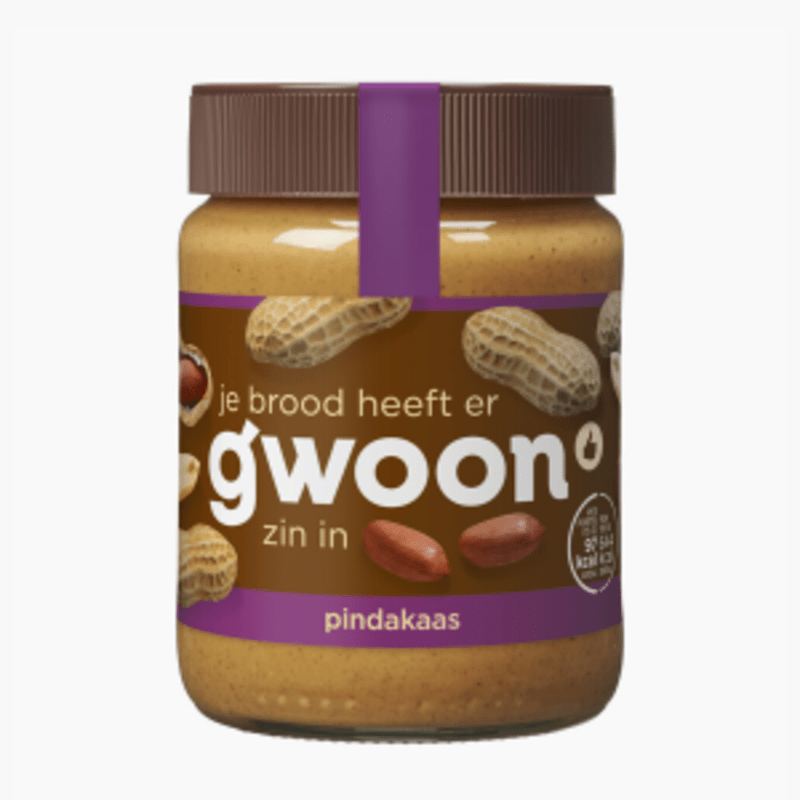 G'woon Pindakaas Naturel 350g