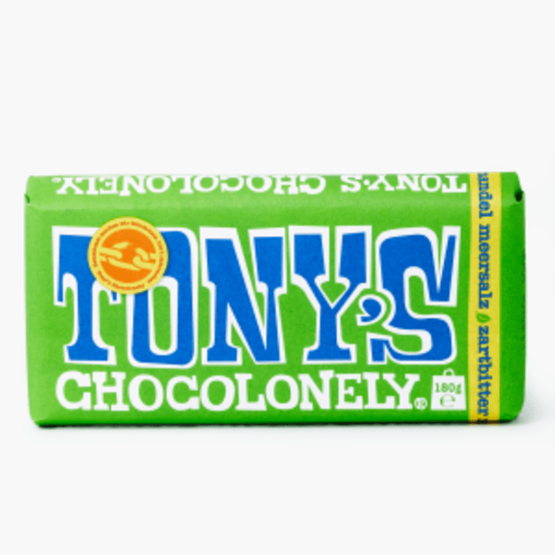 Tony's Chocolonely Zartbitter Mandel-Meersalz 180g