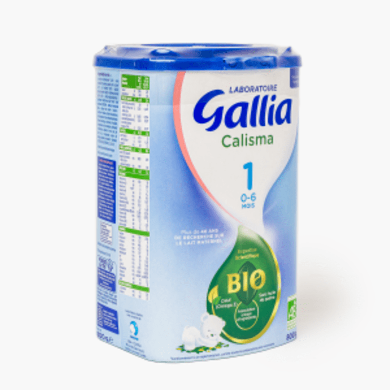 Gallia - Calisma 1 Bio - Lait en poudre pour bébé Bio - de 0 à 6 mois (800g)