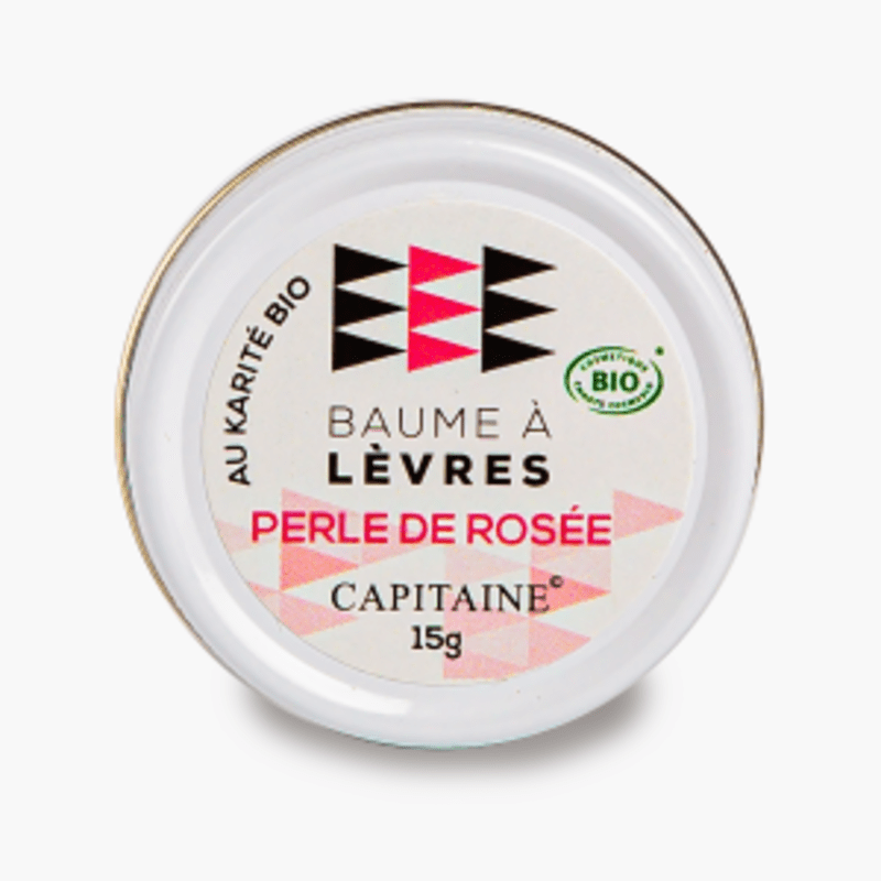 Capitaine - Baume à Lèvres Bio - Perle de Rosée (15g)