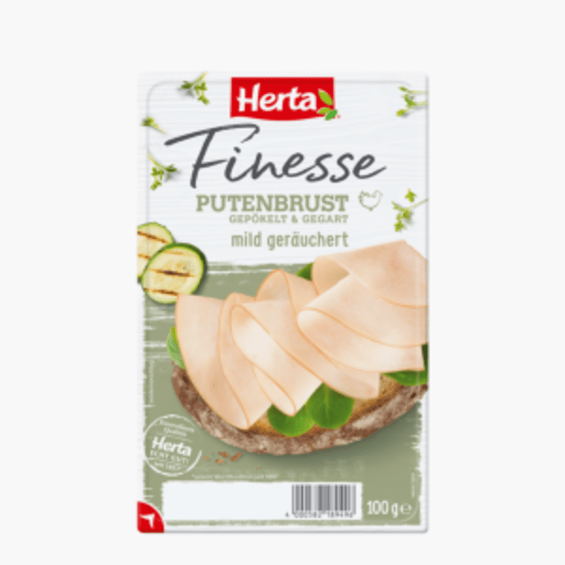 Herta Finesse Putenbrust Geräuchert 100g