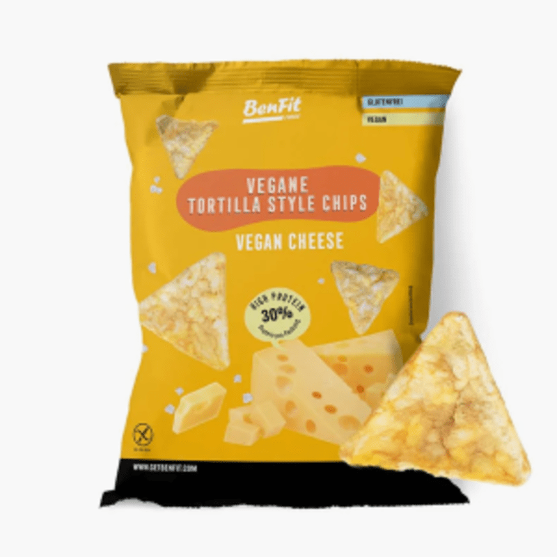 BenFit Protein Tortilla Chips Cheese Style 60g