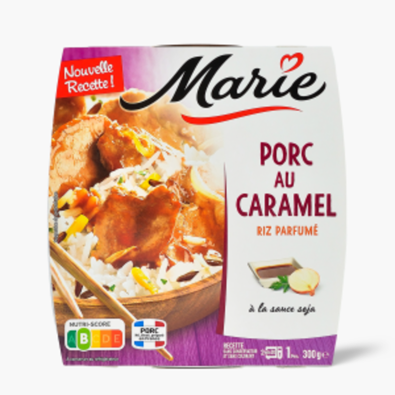 Marie - Porc caramel et riz parfumé (300g)