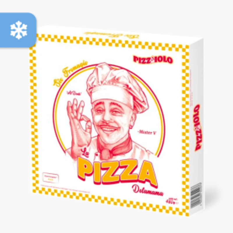 Pizza Delamama - 6 fromages Pizzaiolo Mister V (480g)