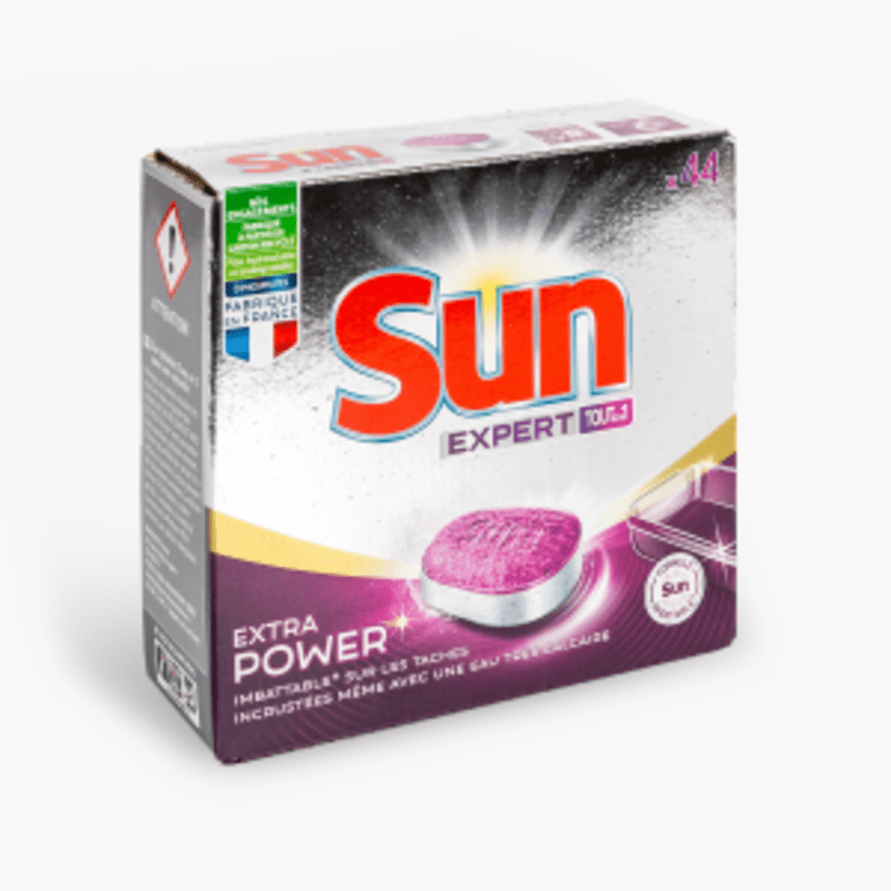 Sun - Tablettes lave-vaisselle extra power (x44)