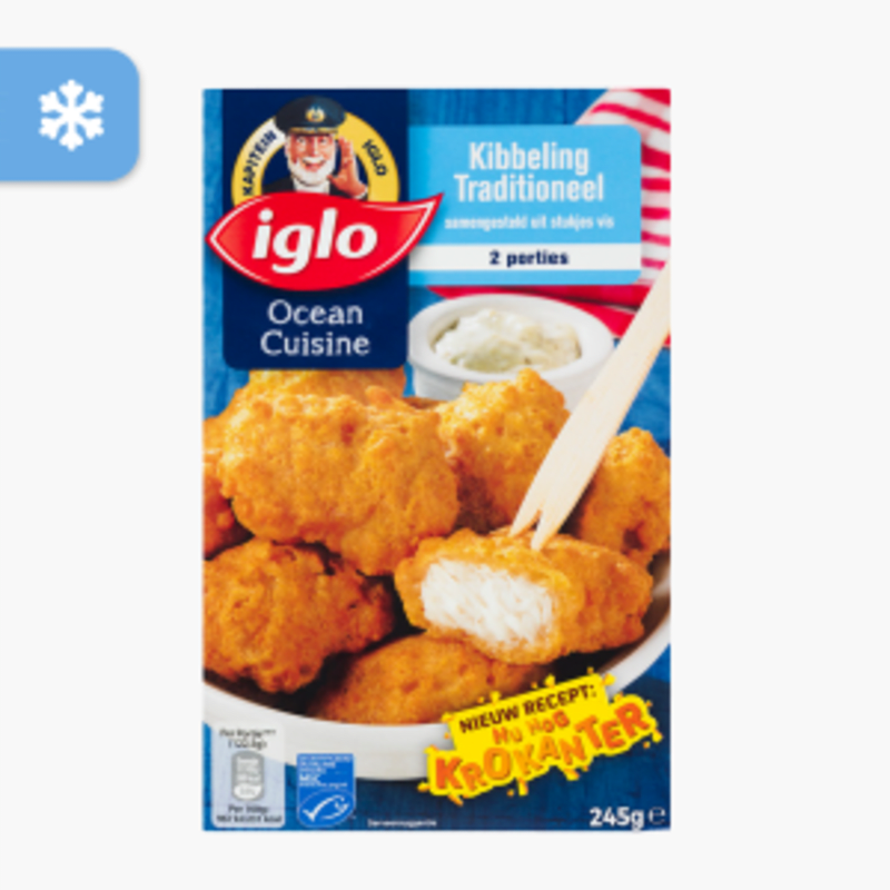 Iglo Kibbeling traditioneel 245g