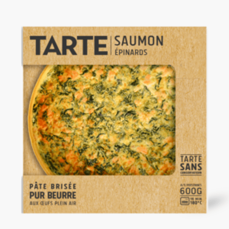 Mix Buffet - Tarte saumon épinards (600g)