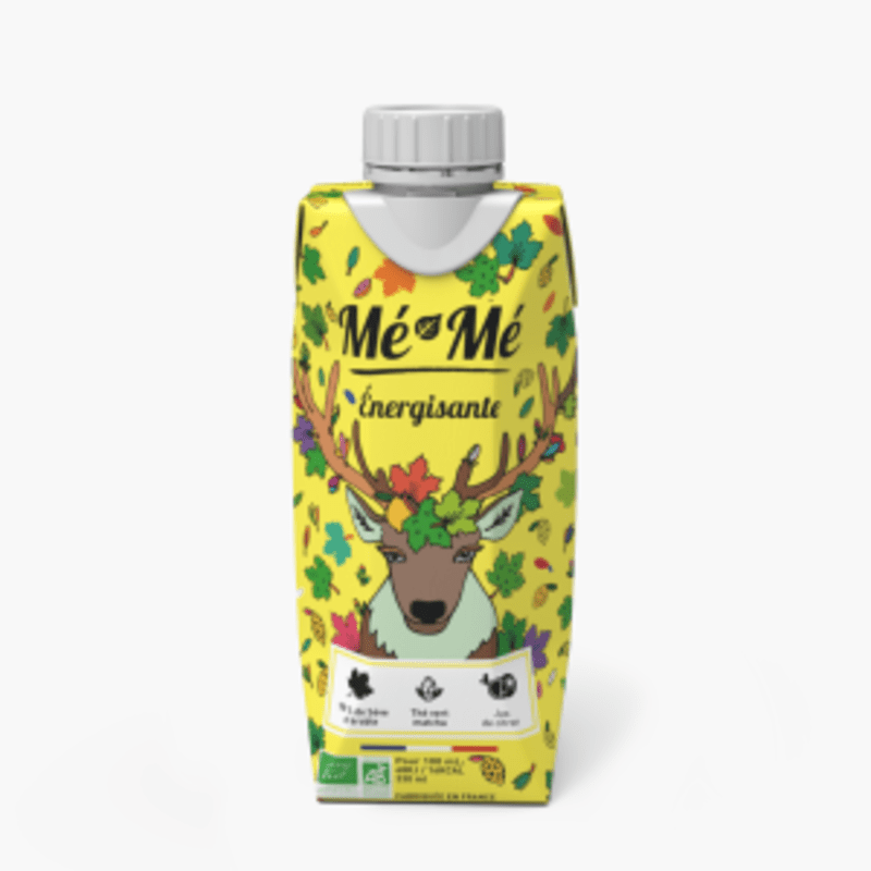 Mé-Mé - Energisante bio - Sève d'érable, citron & thé matcha (33cl)