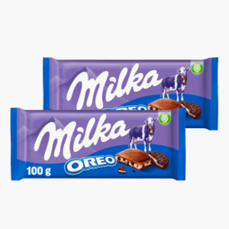 Milka Chocoladereep Oreo 100g 2x