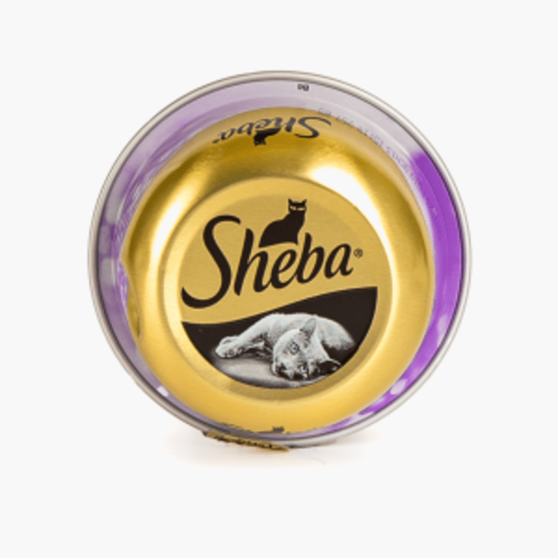 Sheba - Dôme pour chat au thon et crevettes roses (80g)