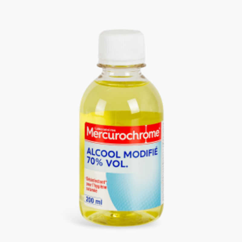 Mercurochrome - Alcool modifié 70% (200ml)