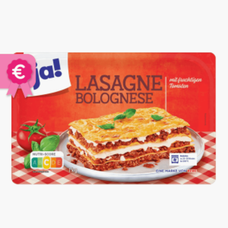 Ja! Lasagne Bolognese 1kg