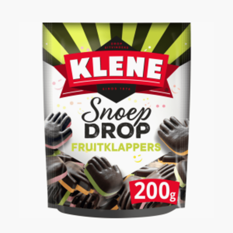 Klene Snoepdrop Fruitklappers 200g