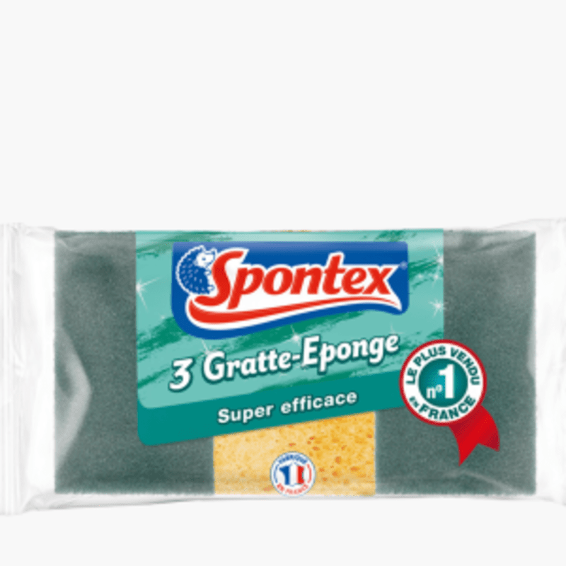 Spontex - Eponges grattantes super efficaces (x3)