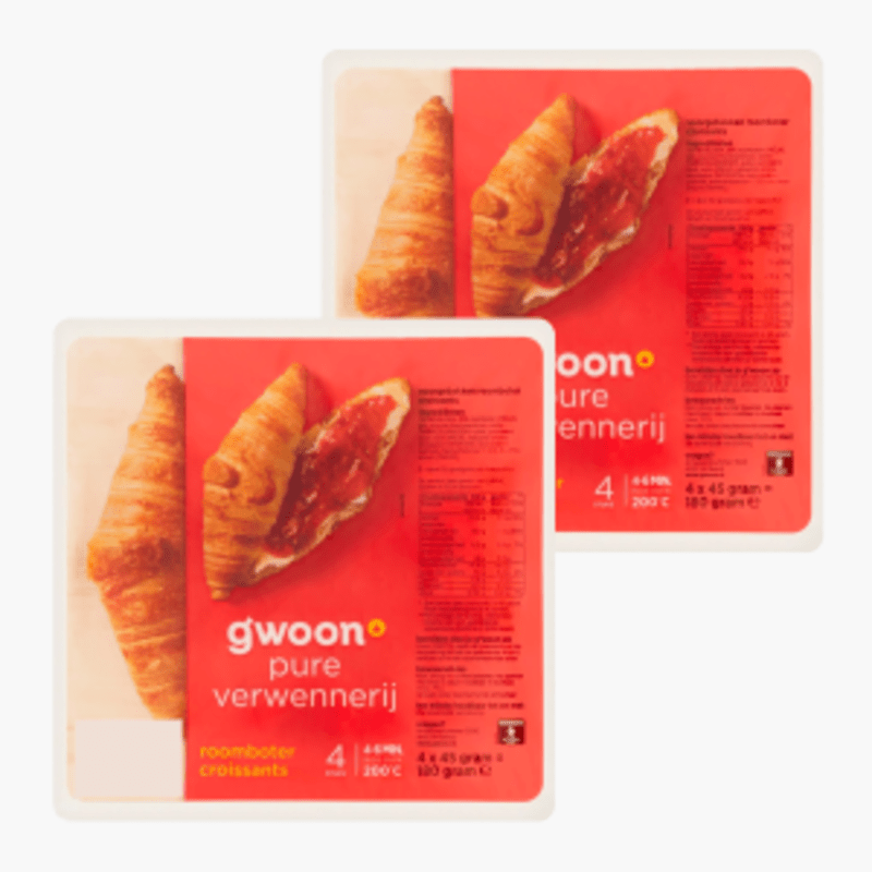 G´woon Croissantjes 180g 2x