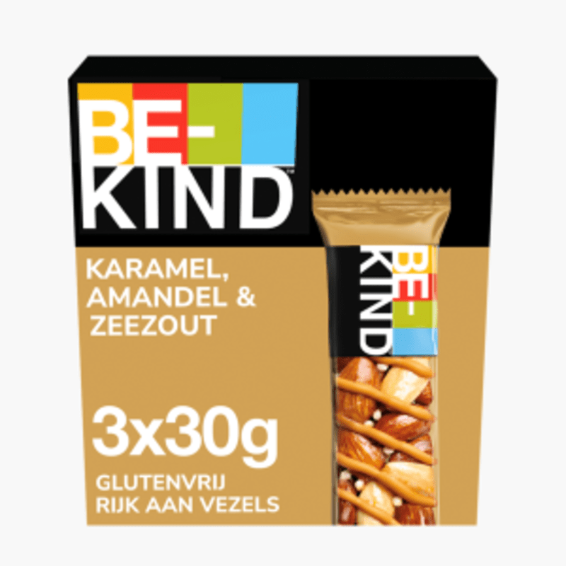 BE-KIND Caramel Almond & SeaSalt 3-pack 90g