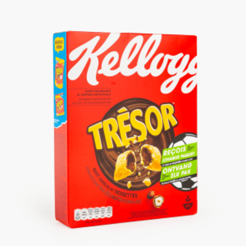 Kellogg's Trésor - Céréales fourrées chocolat noisettes (375g)