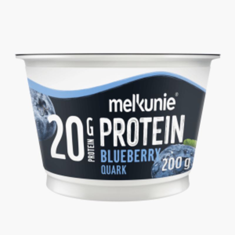 Melkunie Protein bosbes kwark 0.2% vet 200g