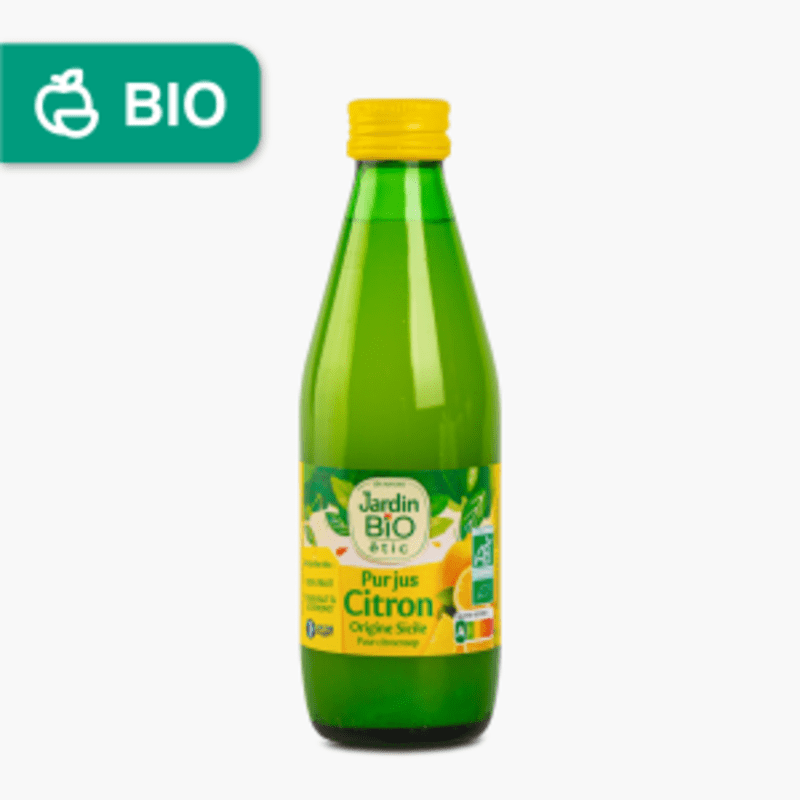 Jardin Bio - Pur jus de citron Bio (25cl)