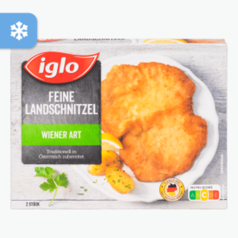 Iglo Feine Landschnitzel Wiener Art 350g (2 Stück)