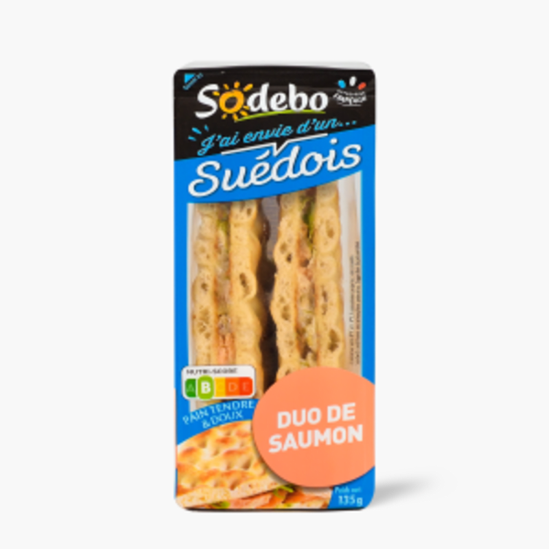 Sodebo - Suédois duo de saumon (135g)