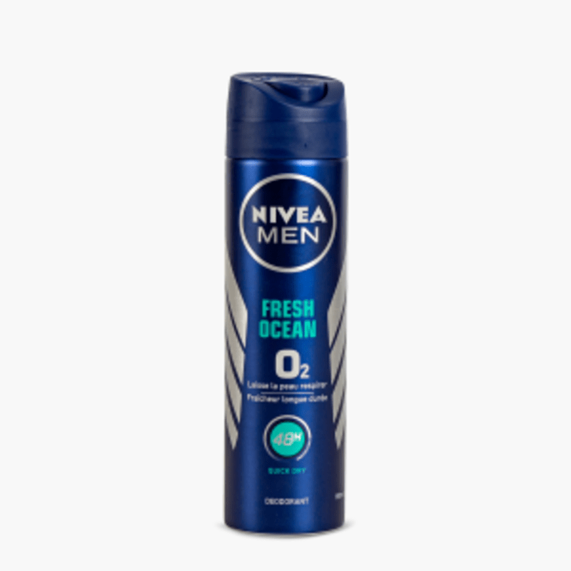 Spray déodorant Nivea fresh océan 0% aluminium (150ml)