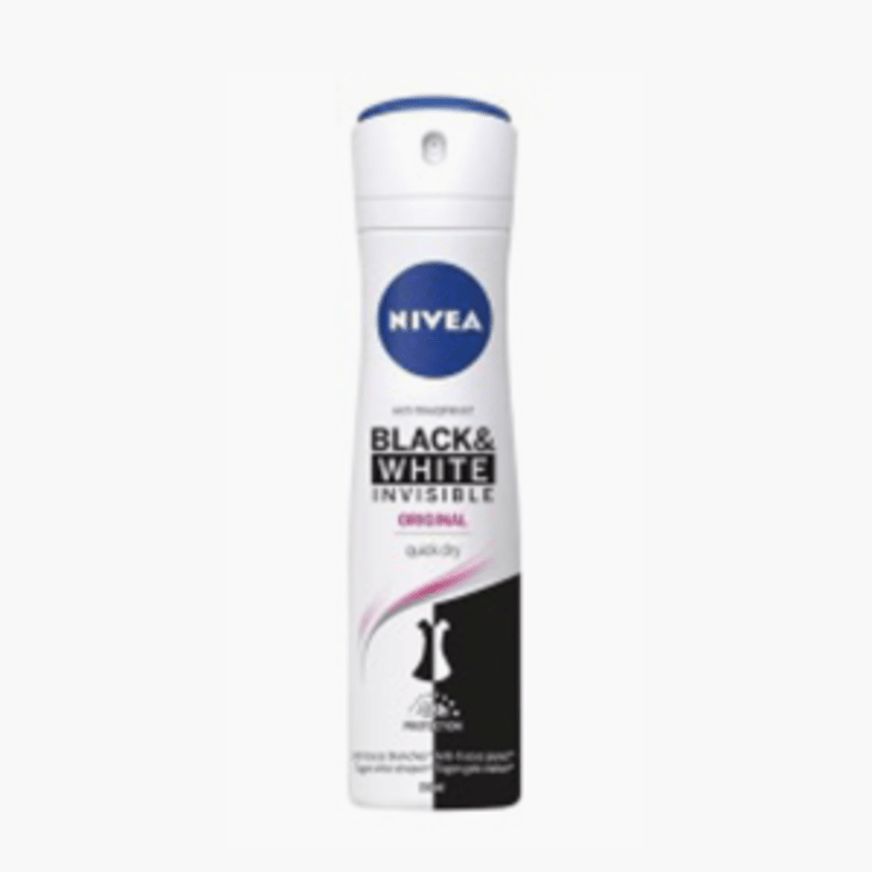 Nivea Anti-Transpirant Black & White Invisible Original 150ml