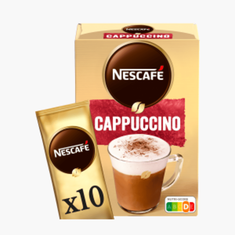 Nescafé - Cappuccino soluble dosettes (x10)