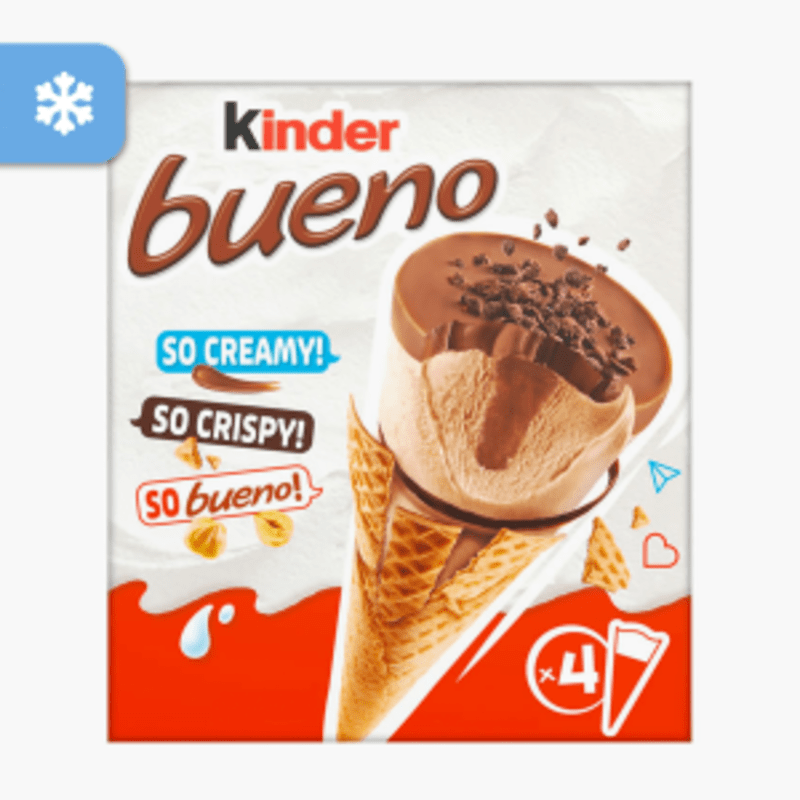 Kinder Bueno - Cônes Chocolat x4 (248g)