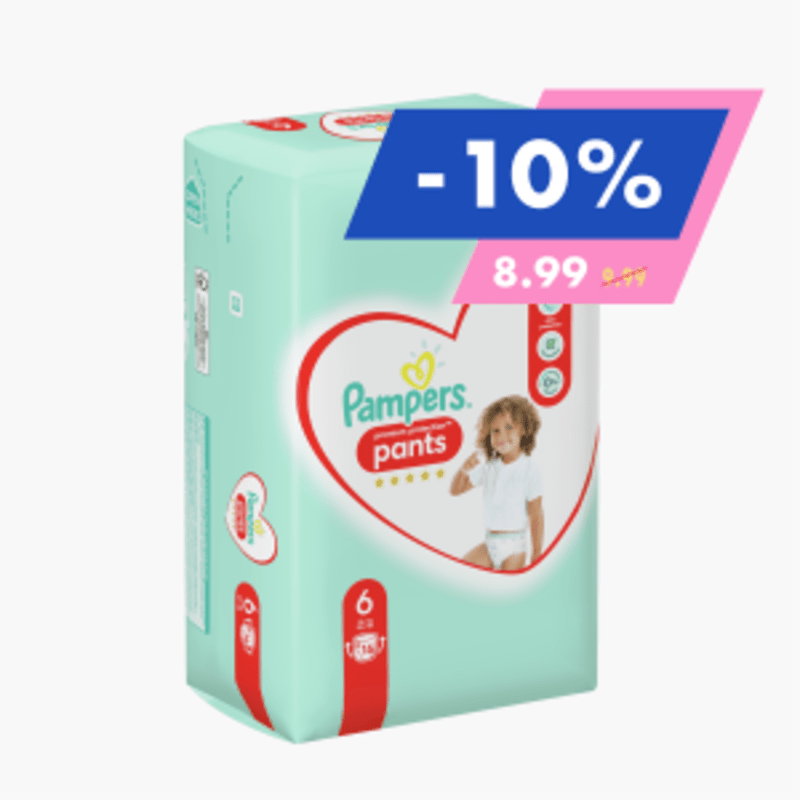 T6 Pampers Premium Protection - Couches Bébé 13+ kg (x16)