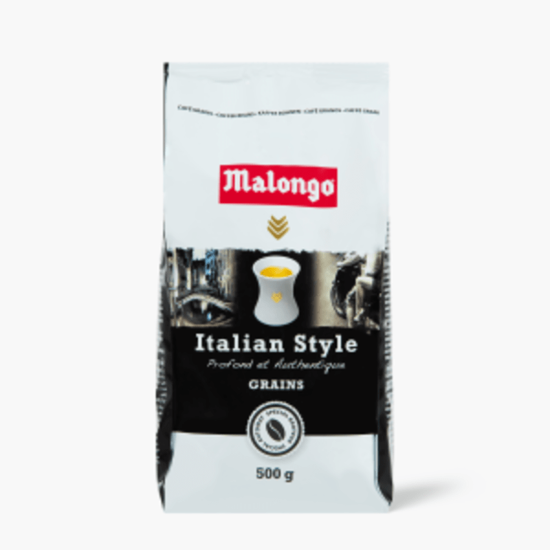 Malongo - Café en grains Italian Style (500g)