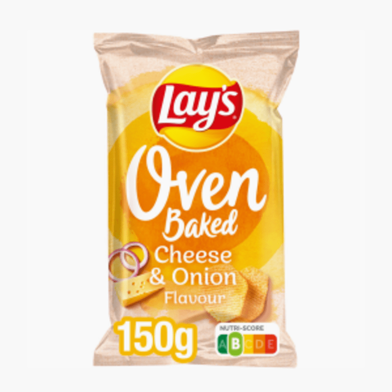 Lay's Oven Baked Cheese Onion Chips 150g