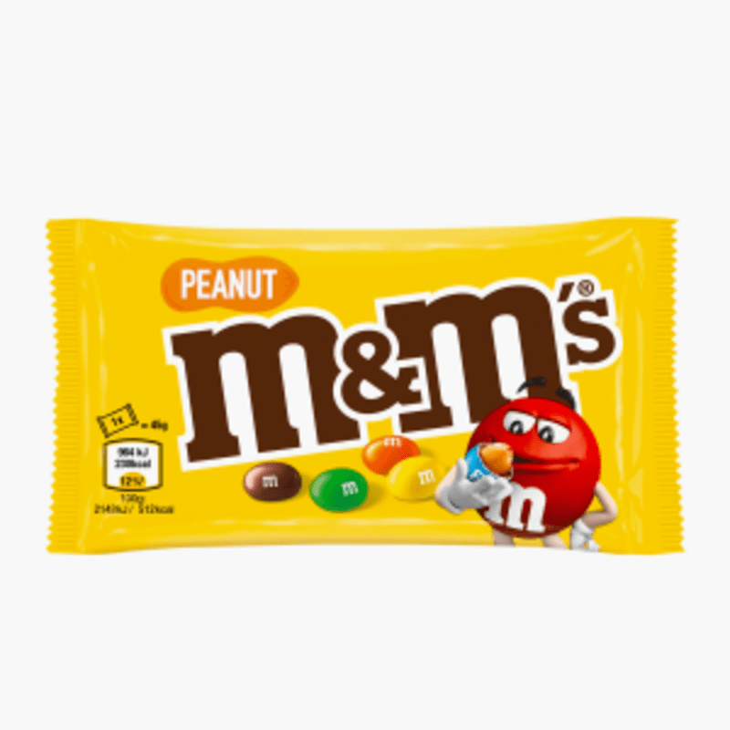 M&M's Peanut - Cacahuètes enrobées de chocolat (45g)