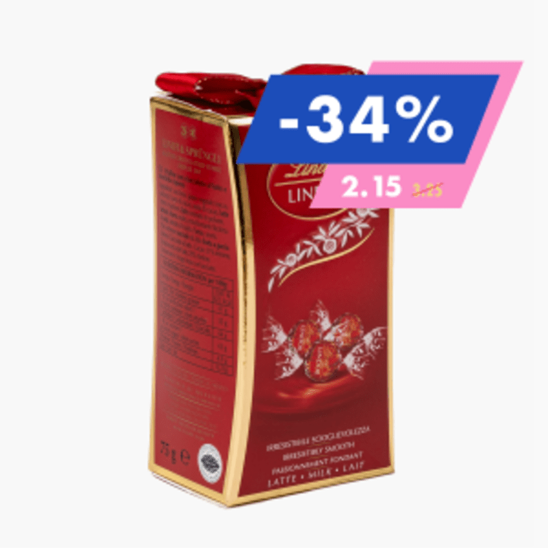 Lindt - Lindor Mini Cadeaux Lait (75g)