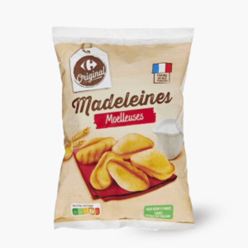 Carrefour - Madeleine moelleuses (250g)