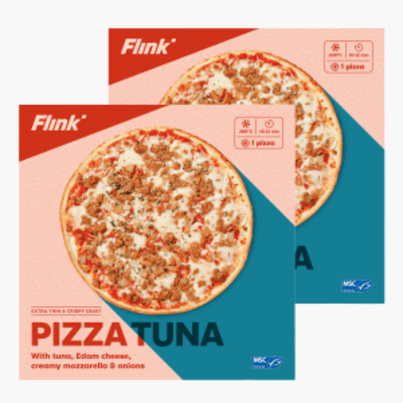 Flink Pizza Tonijn 355g 2x