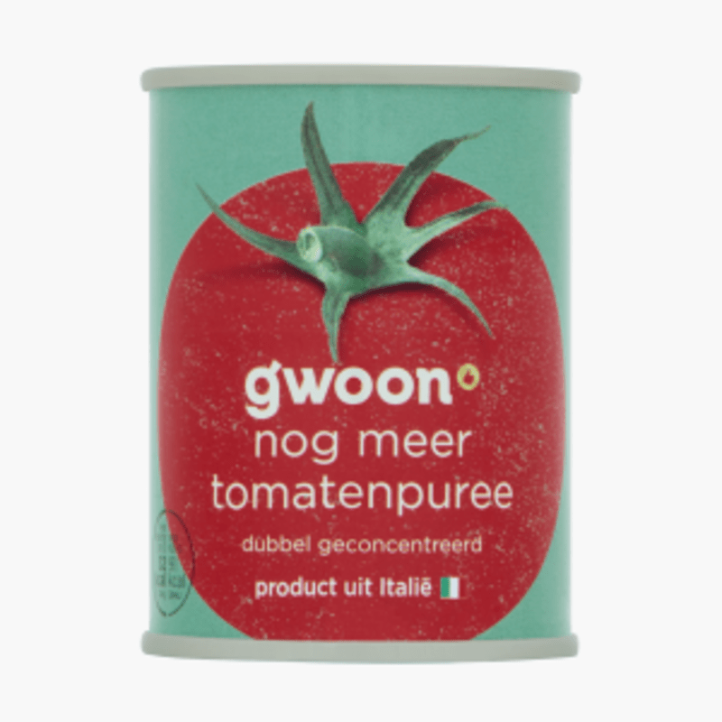 G'woon Tomatenpuree Dubbel Geconcentreerd 140g