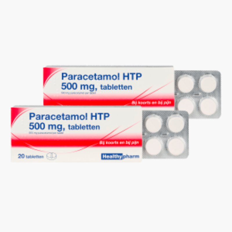 HTP Paracetamol Tabletten 500mg 20st 2x