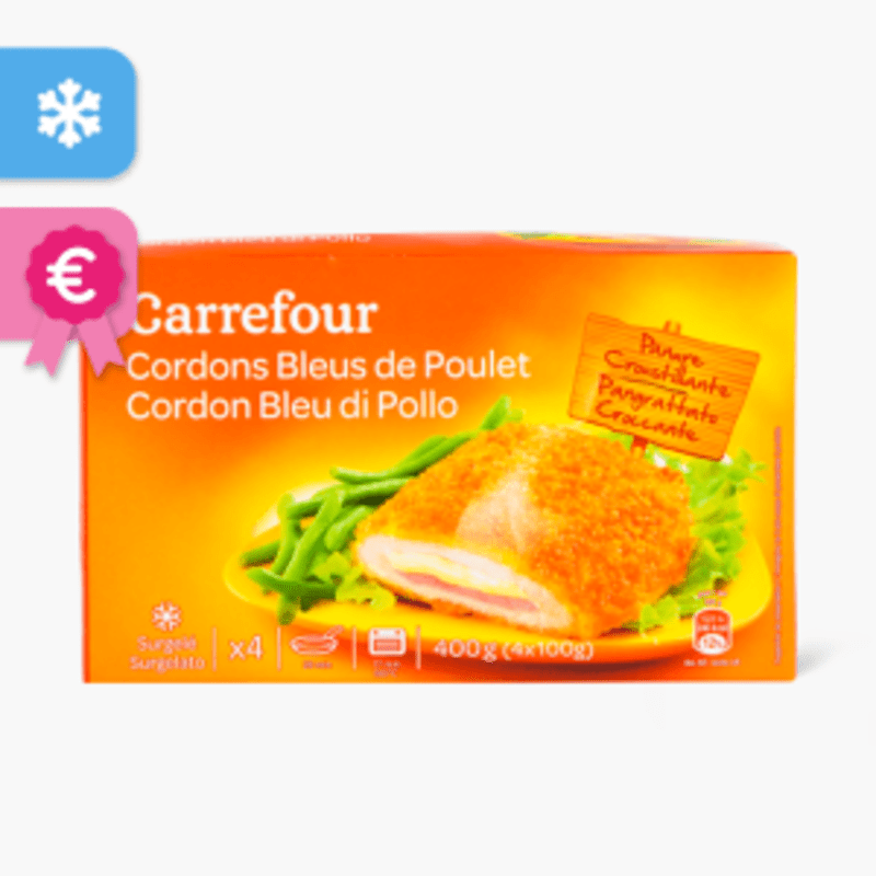 Carrefour - Cordons bleus de volaille (4x100g)