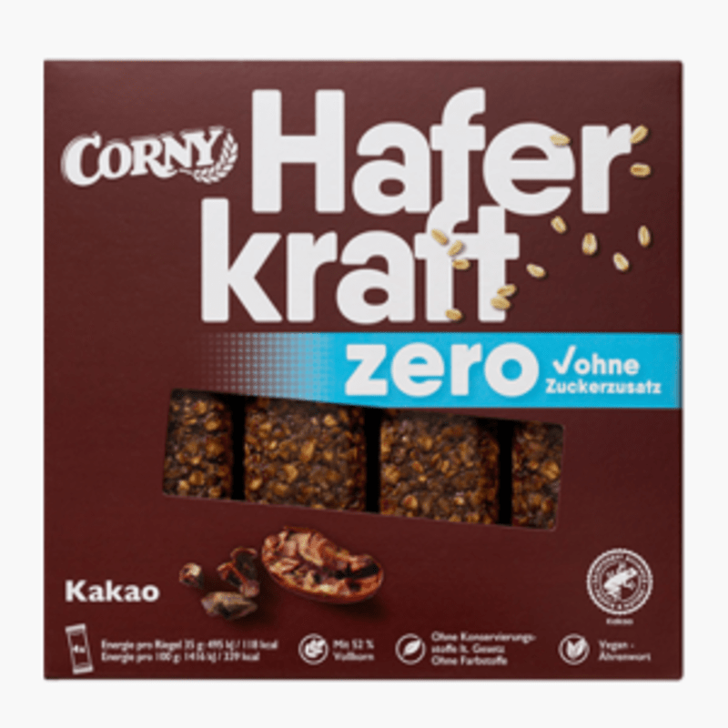 Corny Haferkraft Zero Kakao 140g (4x35g)