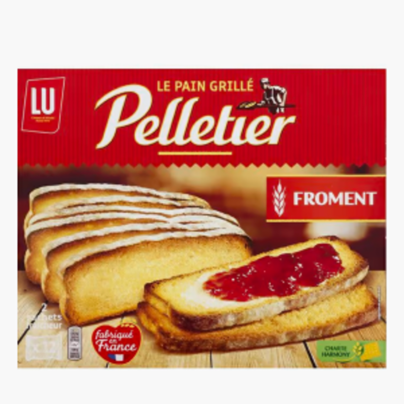 Pelletier - Pain grillé à la farine de Froment (500g)