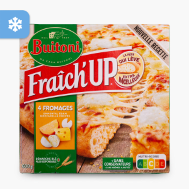 Buitoni Fraich'UP - Pizza 4 fromages (600g)