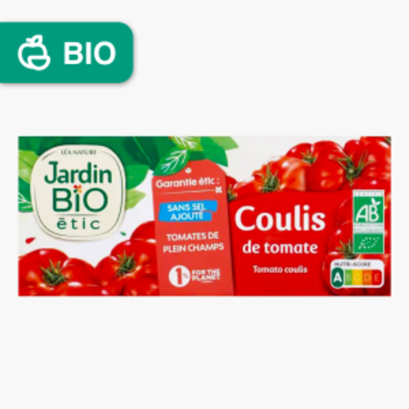 Jardin Bio - Coulis de tomates (3x200g)