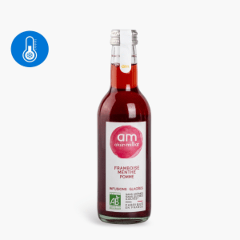 Alain Milliat - Infusion Glacée Bio framboise menthe pomme (25cl)