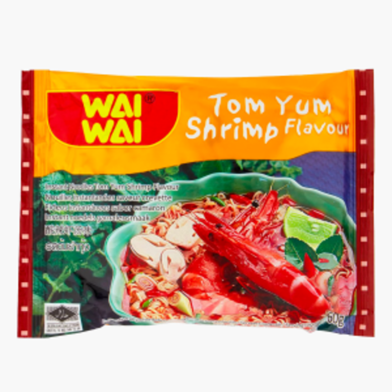Wai Wai - Nouilles instantannées saveur crevette (3x60g)