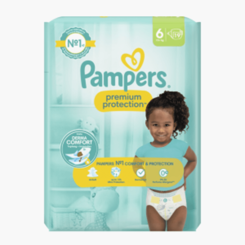 Pampers Premium Protect Gr.6 ab13kg 19 Stück