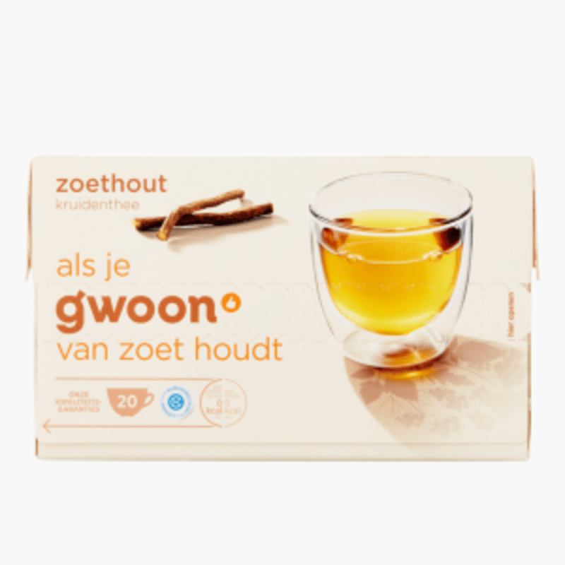 G’woon Zoethout Kruidenthee 20 St. 40g