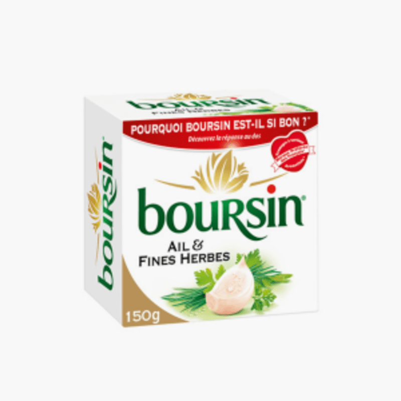 Boursin - Fromage à Tartiner ail et fines herbes (150g)