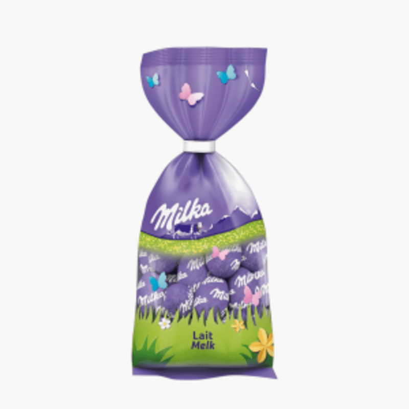 Milka eitjes Alpenmelk 100g